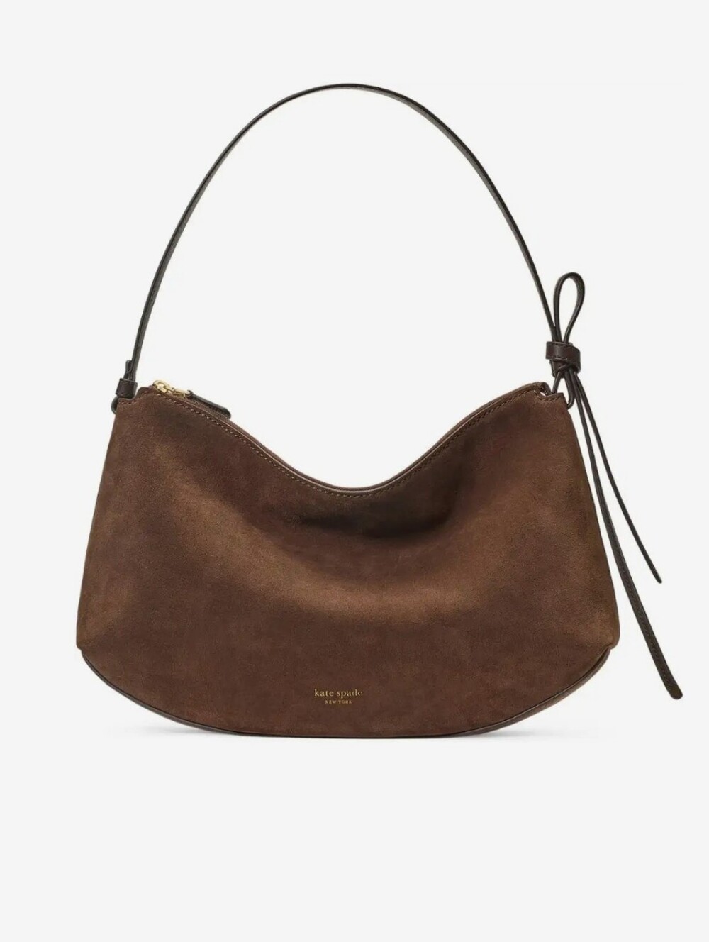 Kate Spade Large Loop Suede Shoulder Bag